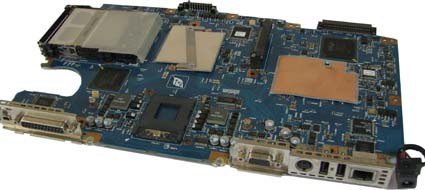Pictures of computer motherboard